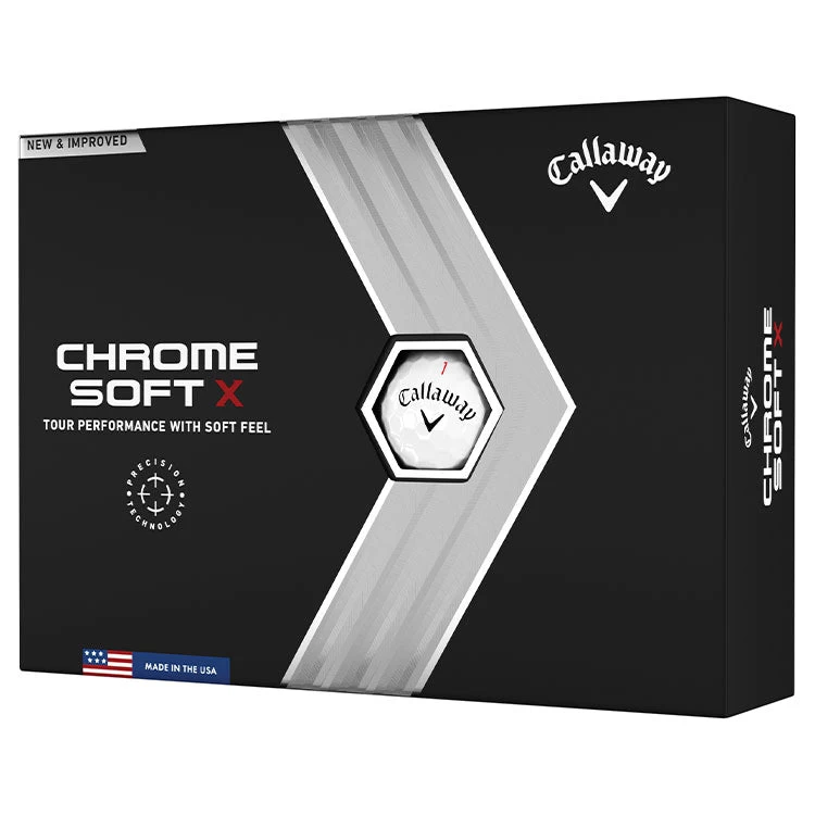 Callaway Chrome Soft X Golf Balls | White