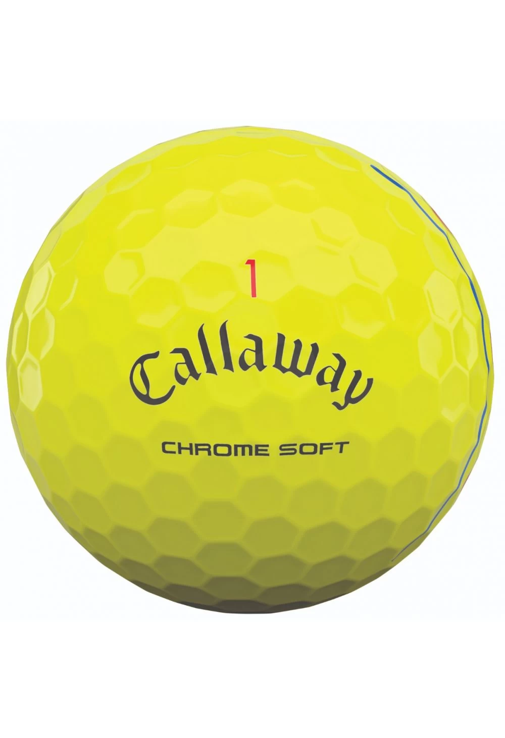 Callaway 2021 Chrome Soft Triple Track Golf Balls | Yellow - Image 3