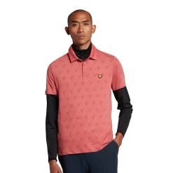 Lyle & Scott Jacquard Golf Polo Shirt SP1562G