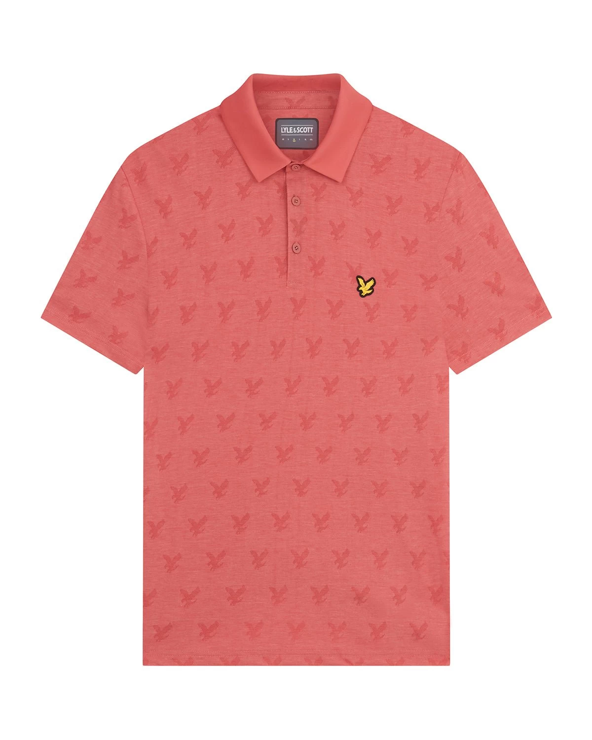 Lyle & Scott Jacquard Golf Polo Shirt SP1562G - Image 3