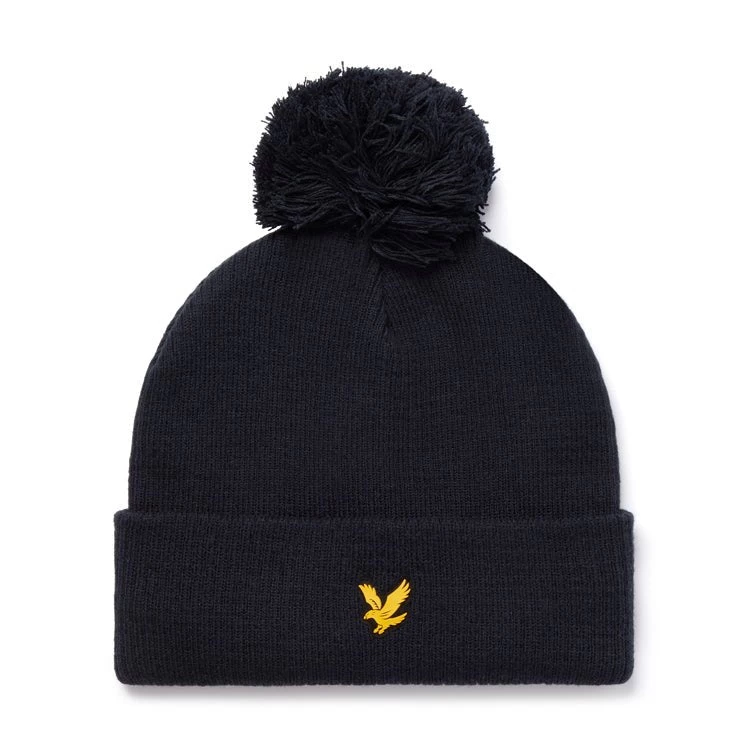 Lyle & Scott Lined Golf Bobble Beanie HE1750G