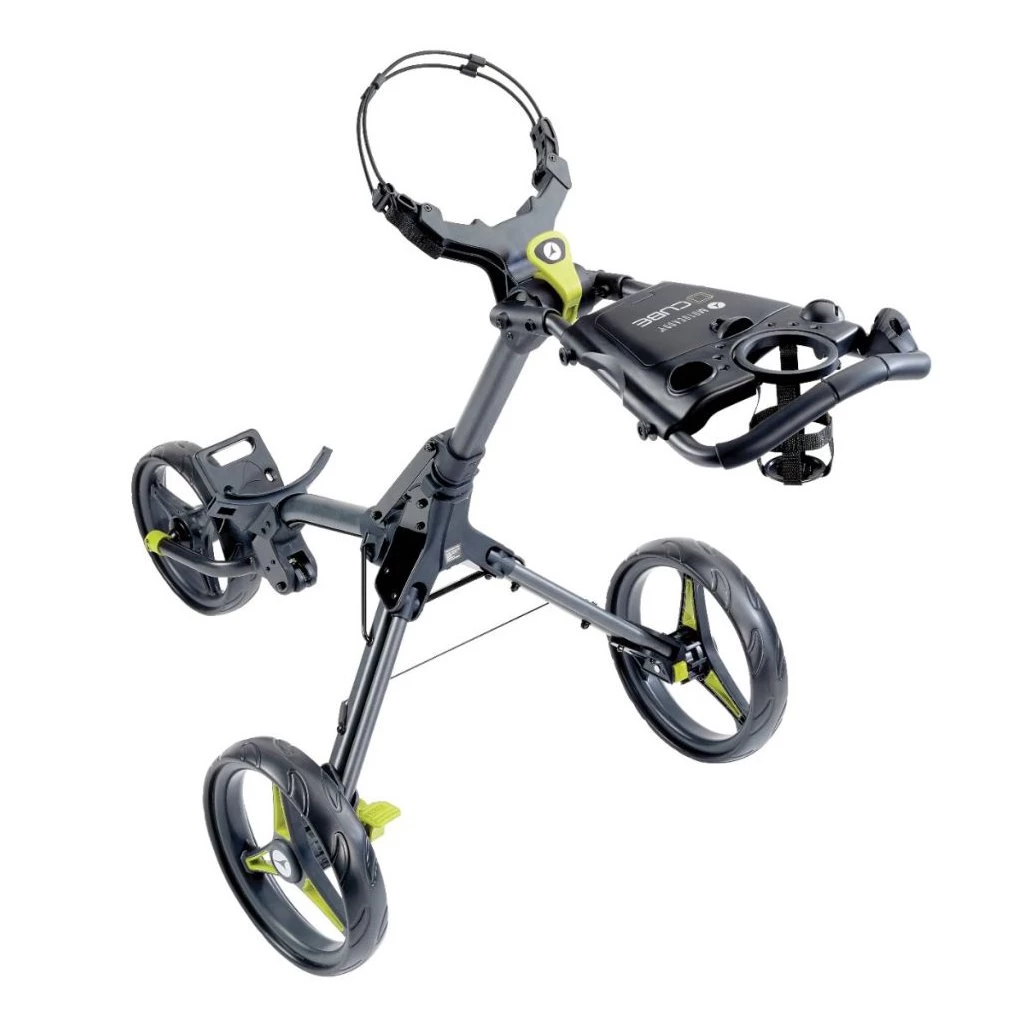 Motocaddy Cube Golf Push Trolley | Lime - Image 2