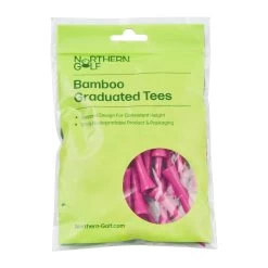 Northern Golf Pink Bamboo Graduated Tees