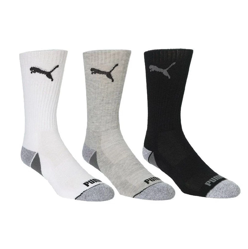 Puma Pounce Crew 3-Pack Golf Socks 928971