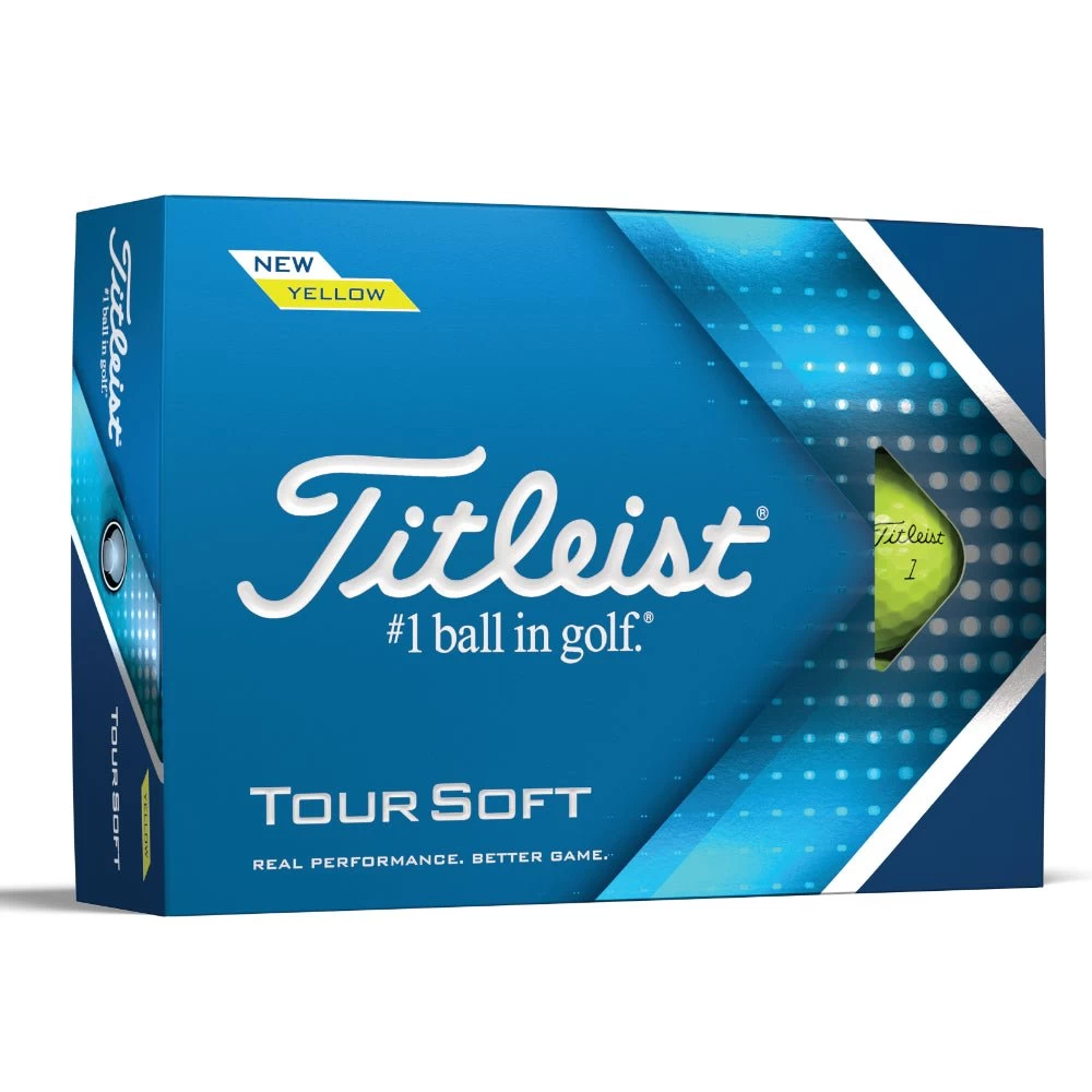 Titleist Tour Soft Golf Balls | Yellow