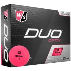 Wilson Staff Duo Optix Matte Golf Balls | Pink