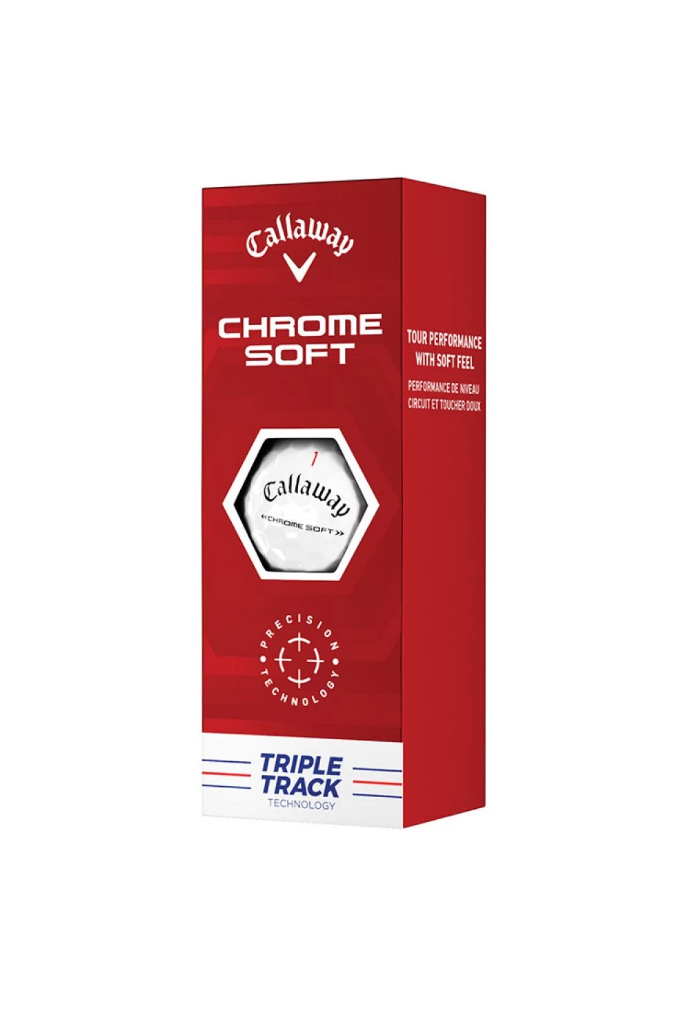 Callaway Chrome Soft Triple Track Golf Balls | White - Image 3